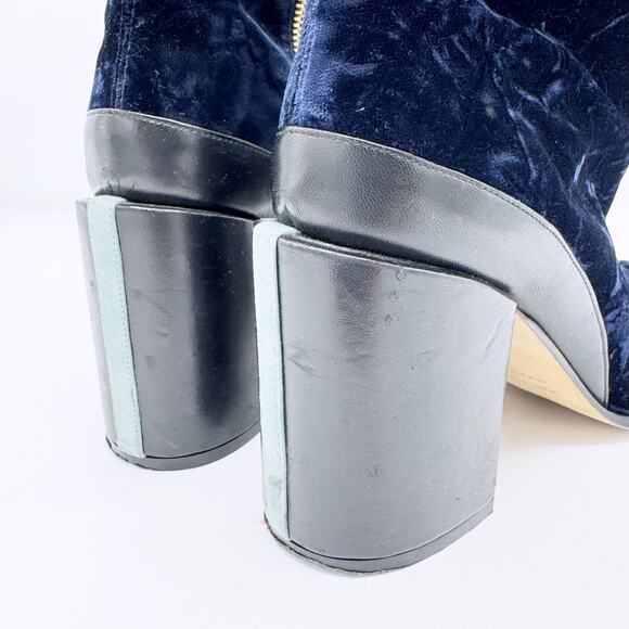 Dear Frances Spirit Boots in Blue Velvet (Size 39) - Picture 8 of 13